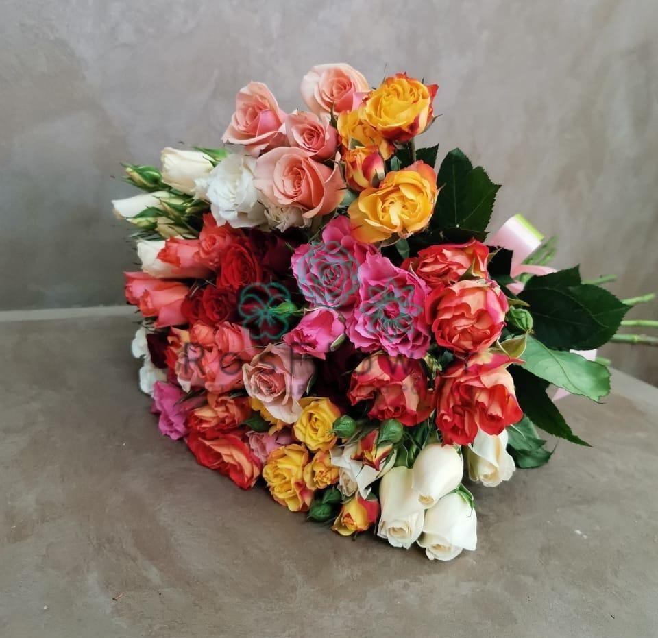 Букет цветов из: Розы в Передовой