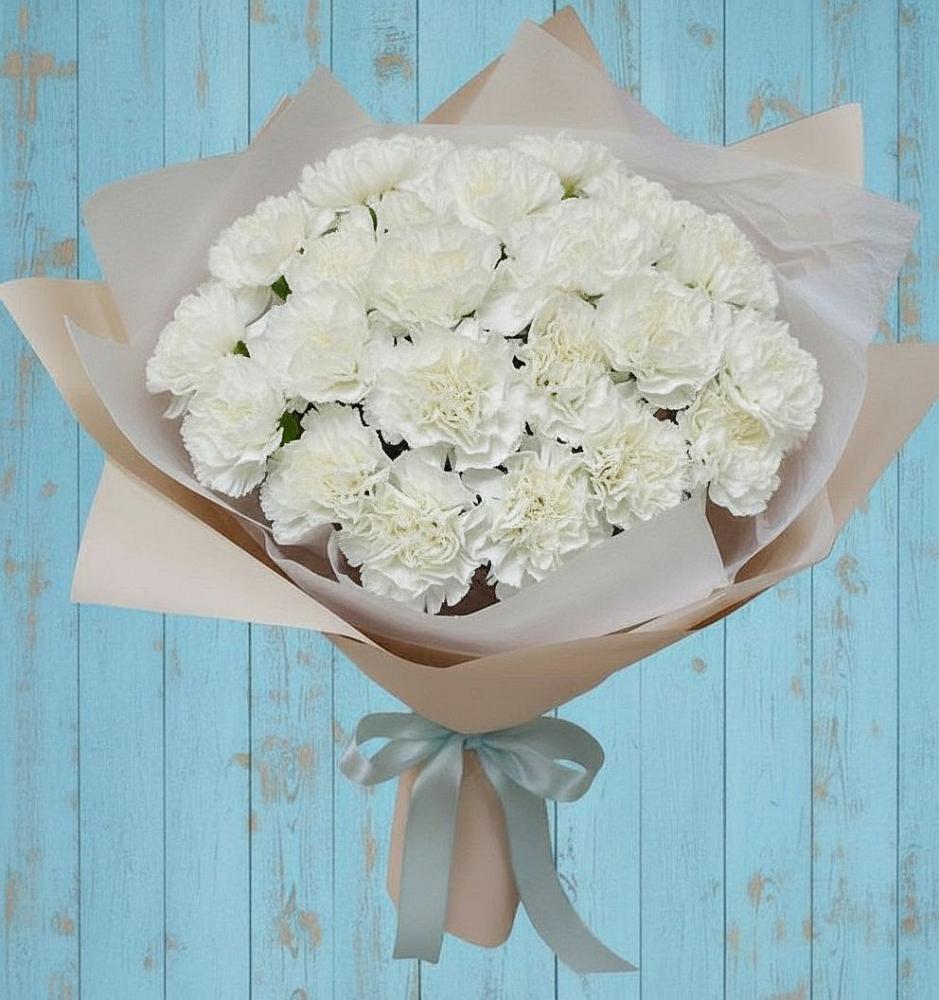 Букет цветов из: Гвоздики в Передовой