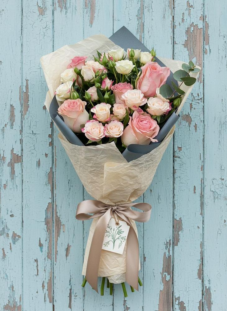 Букет цветов из: Розы в Передовой