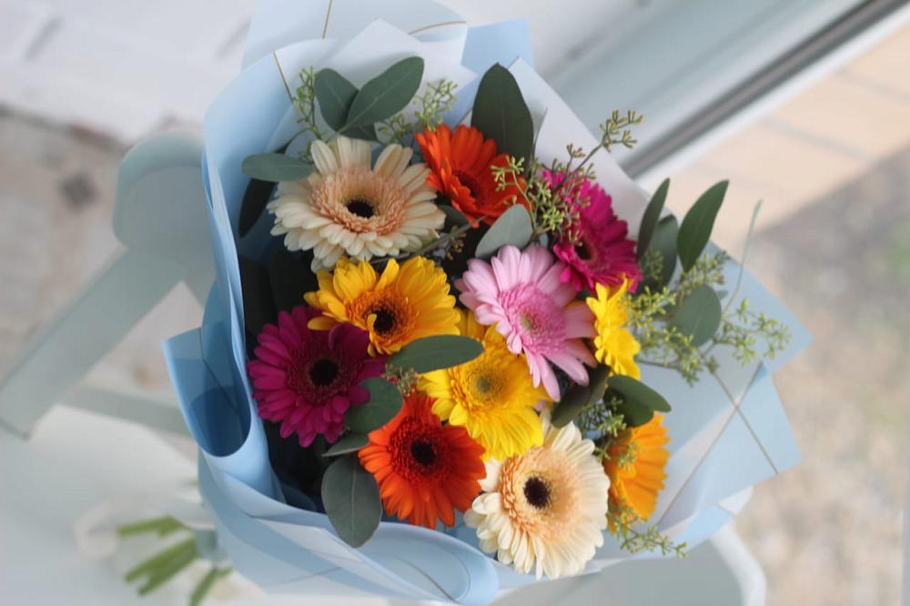 Букет цветов из: Герберы в Передовой