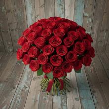 Букет 55 Красных роз Фридом #REPLACE_PRED# Передовой