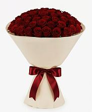 Букет 101 Бордовая роза Блэк Бакарра в Передовой