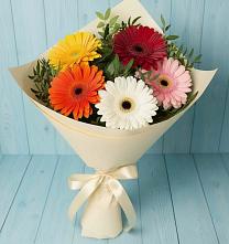 Букет цветов из:  Герберы в Передовой
