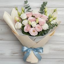 Букет цветов из:  Лизиантусы в Передовой