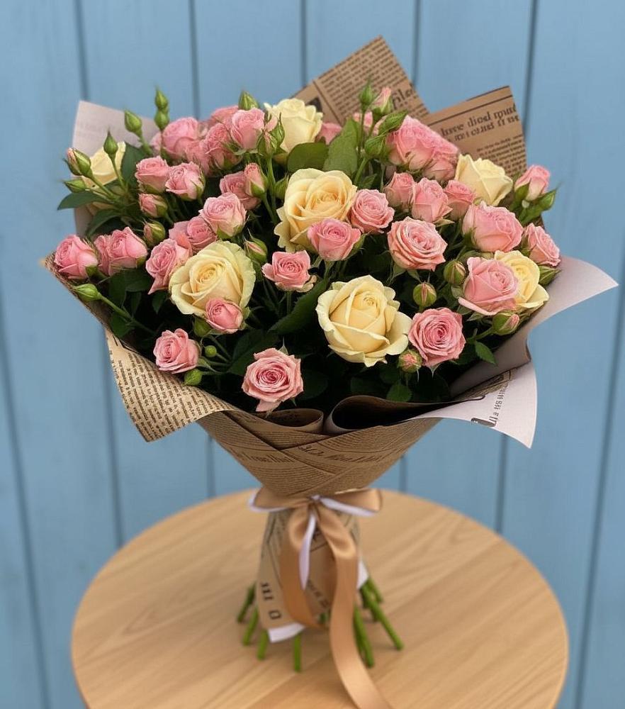 Букет цветов из: Розы в Передовой