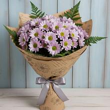 Букет цветов из:  Хризантемы #REPLACE_PRED# Передовой