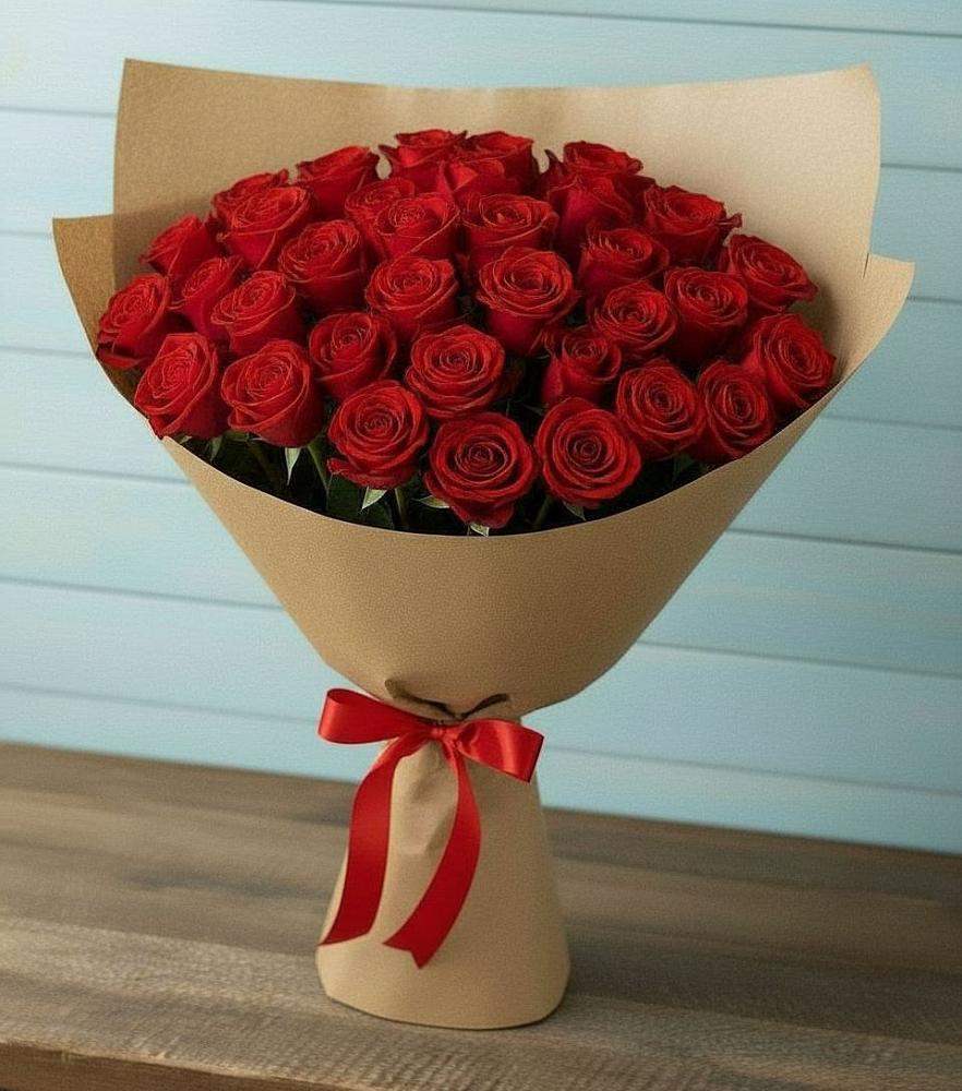 Букет Красные розы Милано в Передовой