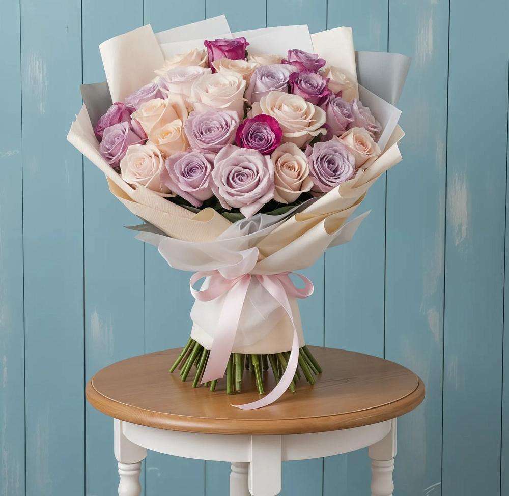 Букет цветов из: Розы в Передовой