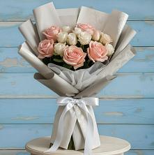 Букет цветов из:  Розы в Передовой
