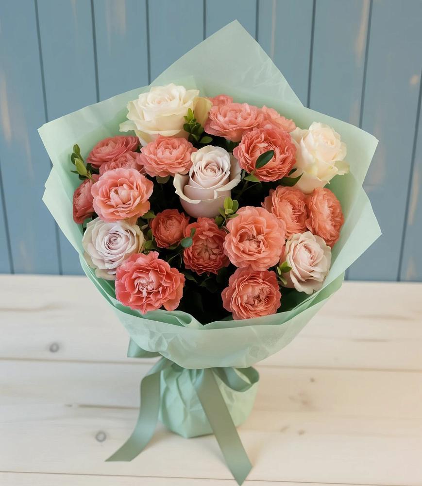 Букет цветов из: Розы в Передовой