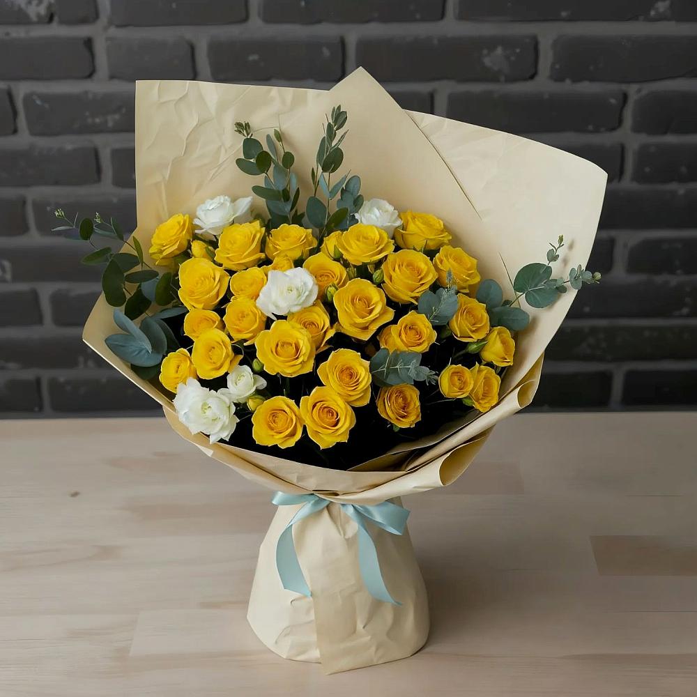 Букет цветов из: Розы в Передовой