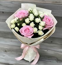 Букет цветов из:  Розы в Передовой