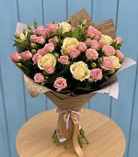 Букет цветов из:  Розы в Передовой