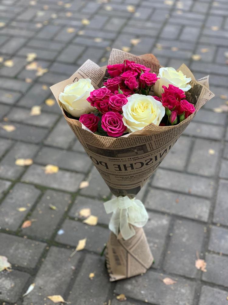 Букет цветов из: Розы в Передовой