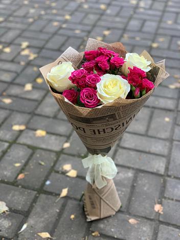 Букет цветов из: Розы в Передовой