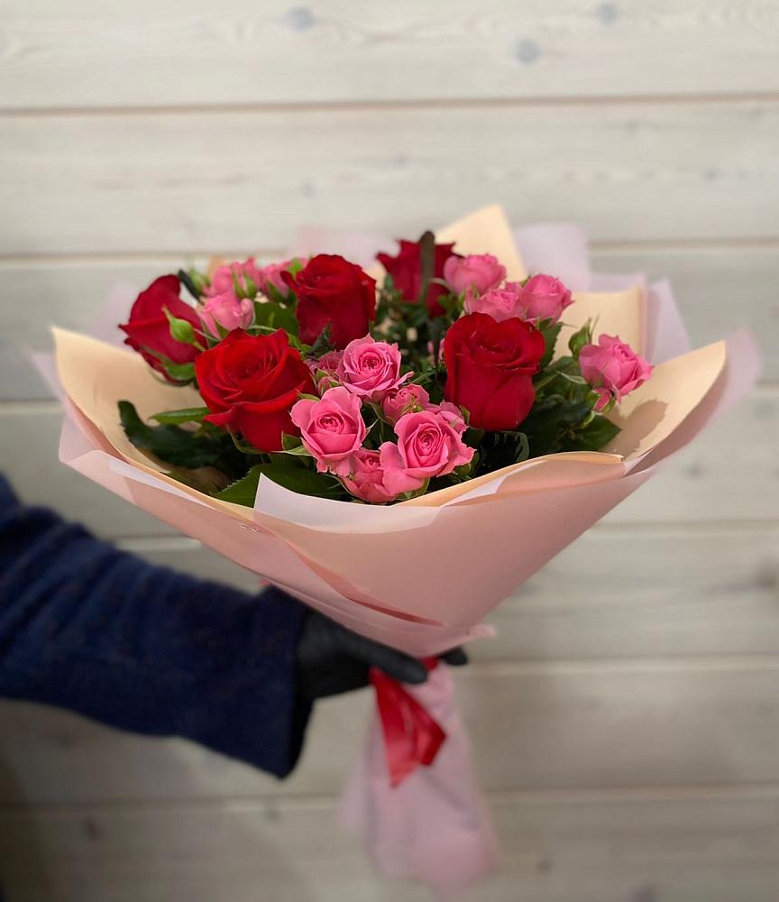 Букет цветов из: Розы в Передовой