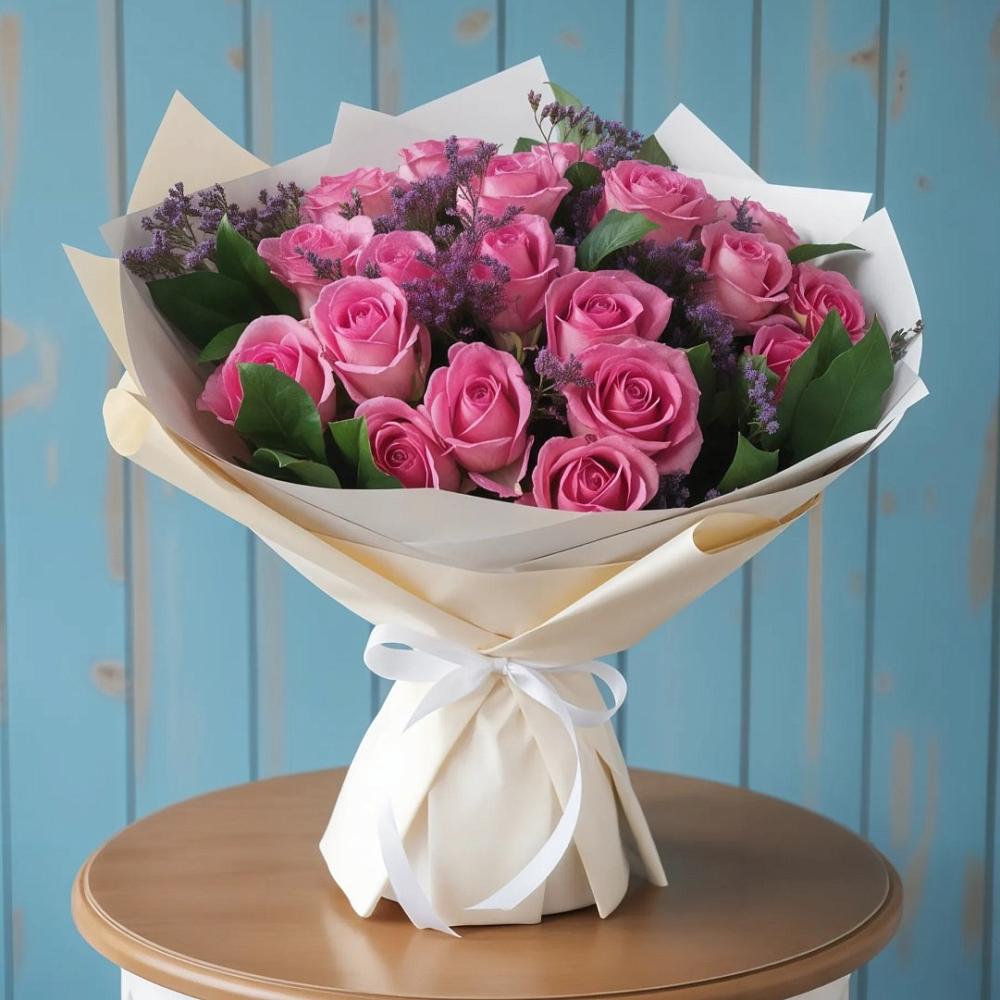 Букет цветов из: Розы в Передовой