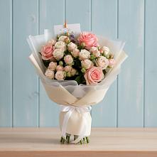 Букет цветов из:  Розы в Передовой