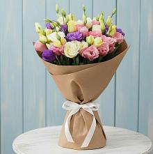 Букет цветов из:  Лизиантусы #REPLACE_PRED# Передовой